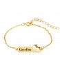 Pulseira Infantil 5 Modelos Resinadas Banhada Ouro 18 Kilates - 1090221