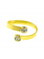 Anel Luzes Banhado Em Ouro Amarelo 18 K - 1010093