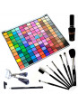 Super Kit Completo Maquiagem Sombras 3D - FOSCA - NORMAL - ACESSÓRIOS Jasmyne - MAQ10169